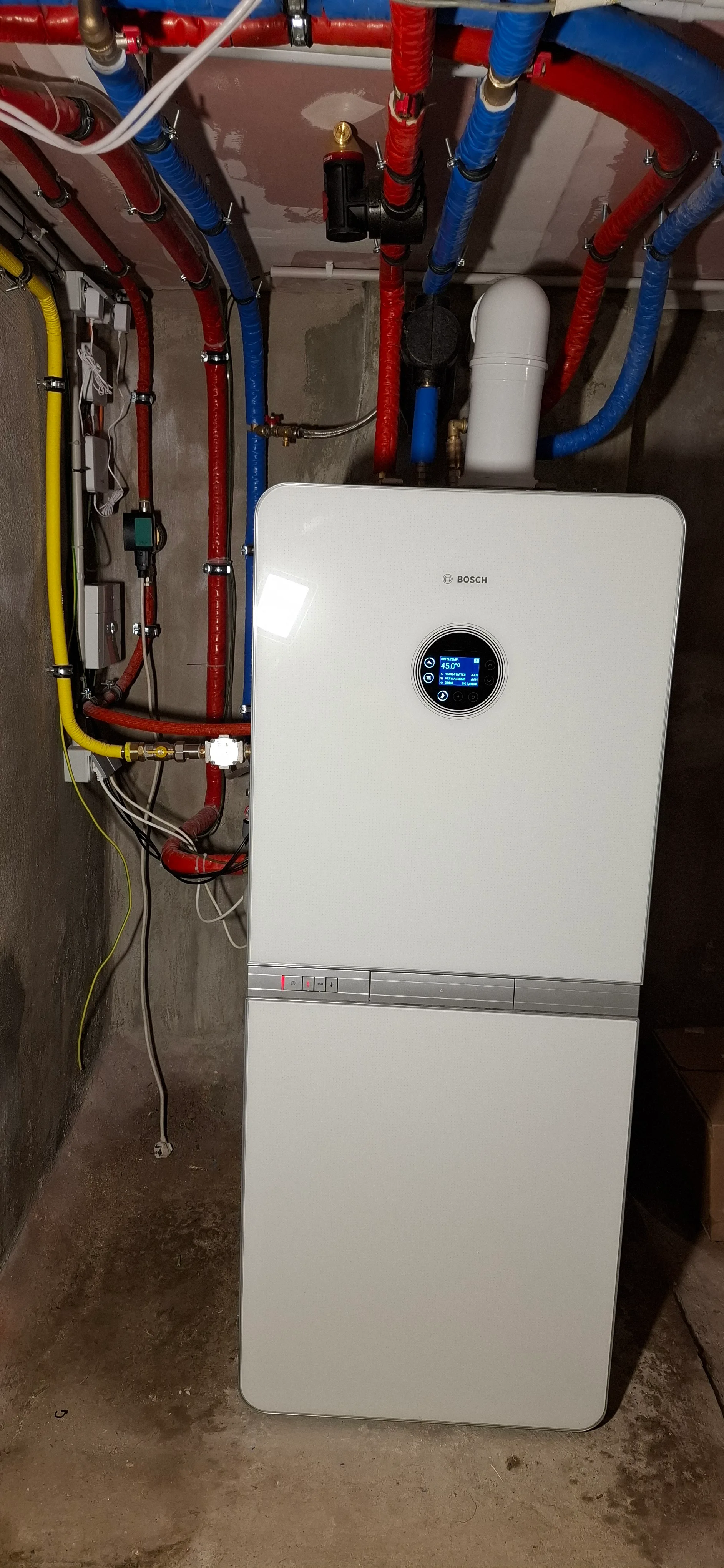 Modernisatie van verwarmingsinstallatie met een nieuwe gasketel